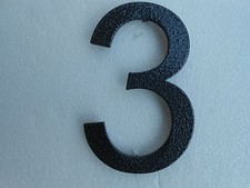 Hausnummer Schwarz oder Kupfer