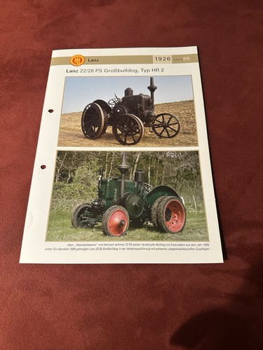 Lanz großbulldog traktor - großbulldog,