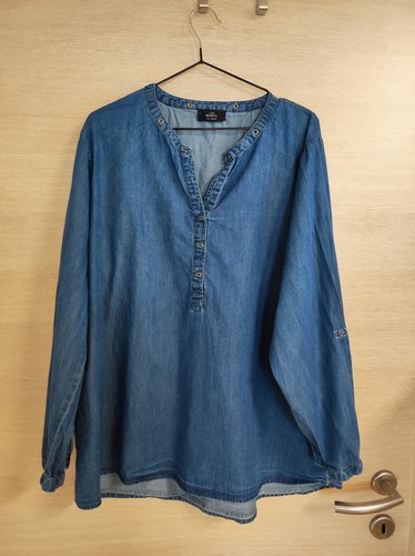 Bluse jeansbluse 48 50 - bluse,,