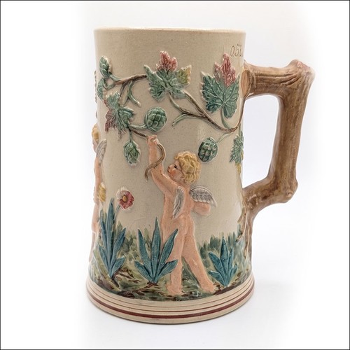 Vintage bierkrug relief - vintage,