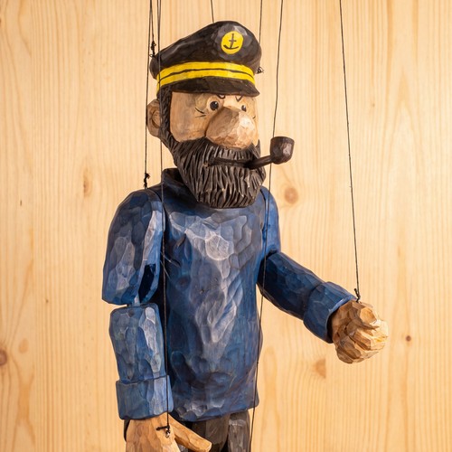 Marionette kapitän haddock - kapitän,