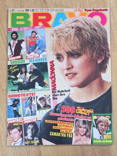 Bravo vom 1986 kiosk - bravo, 24.7.1986