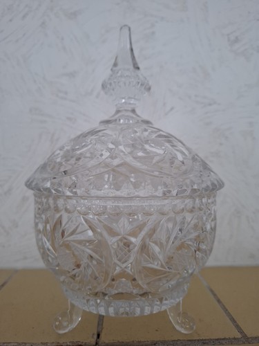 Kristall glas bonboniere - glas,