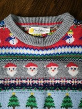 MiniBoden Christmas Weihnachts-Pullover Strick  Gr. 140-146, 9-10 Jh.
