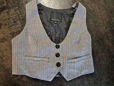 AMISU  graue Fischgrat Damen