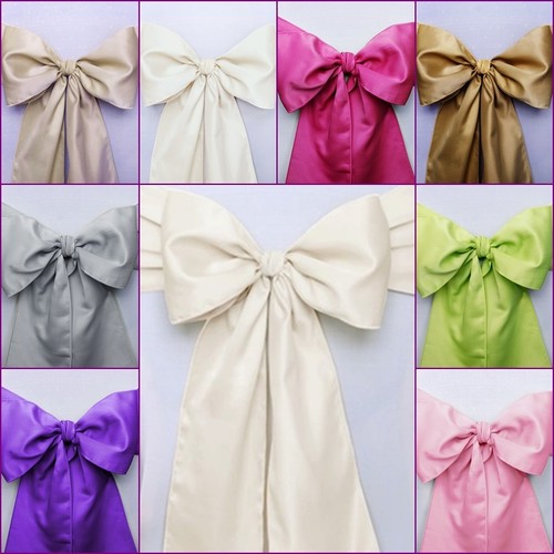 Satin stuhlschleife - satin,