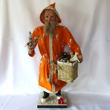 Rar Candybox Weihnachtsmann 62 cm Pappmache Pappe Nikolaus Candy Box / ev 412(1)