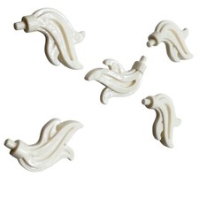 LEGO® Zubehör 5x Feder weiß