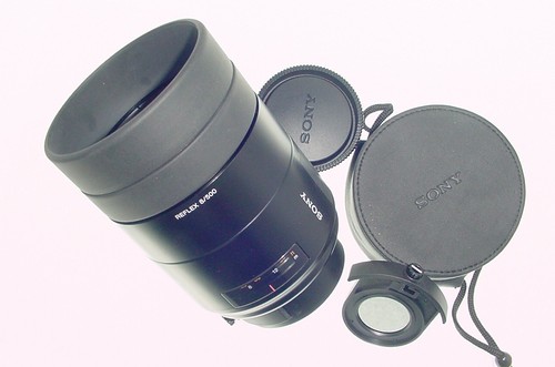Sony 500mm reflex - 500mm, f/8