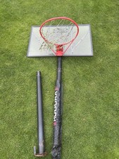 Hudora,Basketballkorb,Outdoor,Zur festen Bodenmontage,Sport,Basketballanlage 