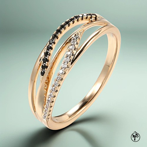 Ring vergoldet rosegold - vergoldet,