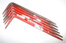 6x Winkeldorn RENNSTEIG Ø20 mm 500x90 mm Brecheisen Winkeldorne Montageeisen