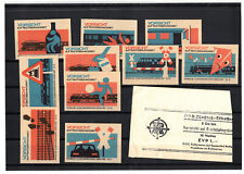 DDR Streichholzetiketten