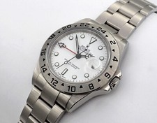 ROLEX OYSTER PERPETUAL EXPLORER II RANDOM "THIN FRAME"  REF.: 16570 PAPIERE/BOX