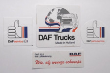 Stück werbe aufkleber - 4, daf