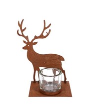 Hirsch Aus Eisen Kerzenhalter