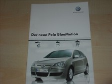 47508) VW Polo 9N BlueMotion Prospekt 06/2006