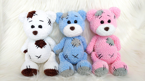 Amigurumi teddybär - amigurumi,