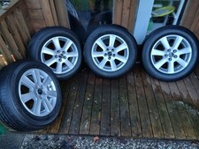 4x Borbet Felgen Silber 6,5 J