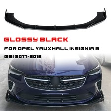 Frontspoiler Lippe Stoßstange Für Opel Vauxhall Insignia B GSI Schwarz Glanz