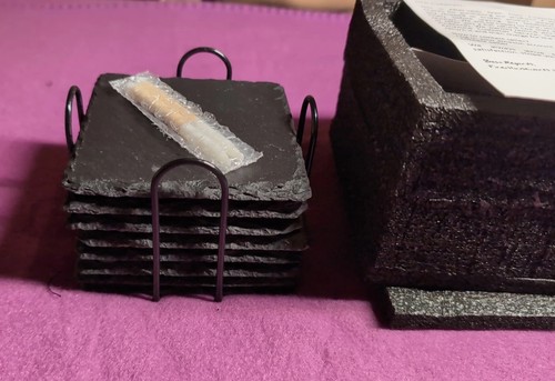Schieferplatten untersetzer - schieferplatten, 8
