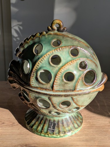 Große keramik fisch skulptur - fisch,