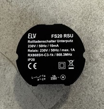 ELV FS20 RSU
