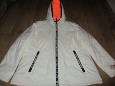 schöner Damen Outdoor- Stepp- Winter- Jacke mit Kapuze weiß Gr. XXL 44 SOCCX NEU