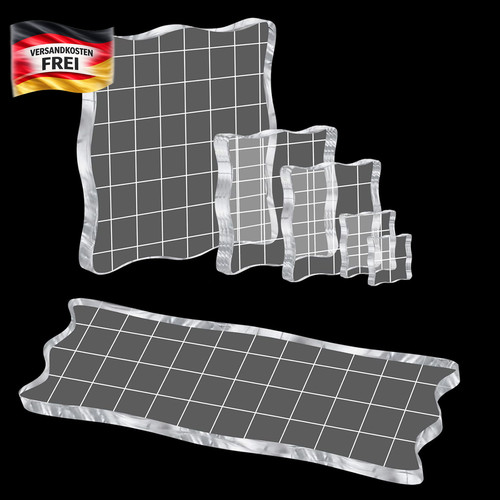 Acryl stempelblock set für - acryl-,