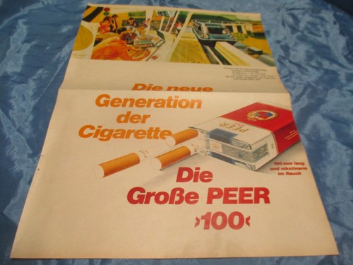 Zigaretten reklame von - -,