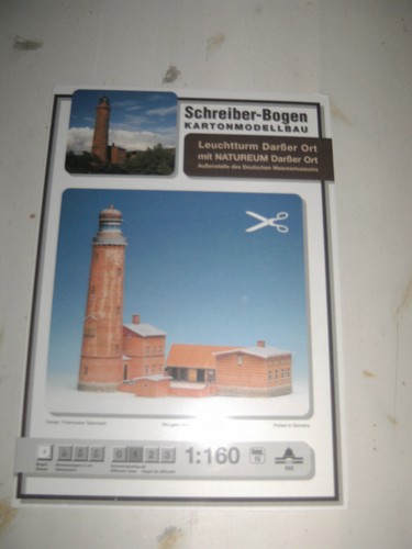 Kartonmodell 160 leuchtturm - kartonmodell, 1:160,