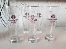 5 PAULANER Weißbier Gläser 0,3 l gebraucht