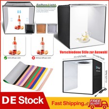 2025 Professionell Tragbar Fotobox Fotostudio Set Led Lichtbox für Fotografie DE
