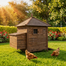 Hühnerstall Winterfest