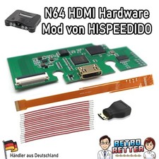 HISPEEDIDO N64 HDMI Mod Umbau Set mit OSD Menü für Nintendo 64 Konsole AV Kabel