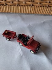Modellauto 1:87 von  Roco   Jeep  mit Anhänger