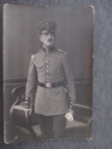 Fotopostkarte soldat in - fotopostkarte, 1.wk.soldat