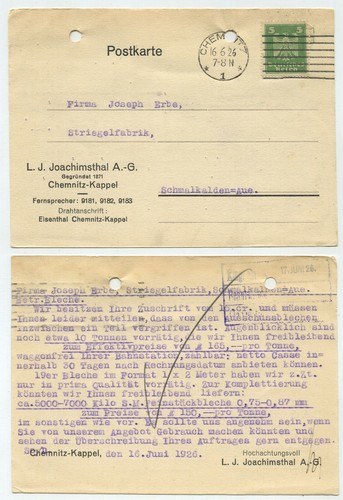 92978 postkarte l j - postkarte, l.j