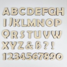 Buchstaben Holzbuchstaben Zahlen aus Holz Basteln Deko kreativ Gestalten Deko