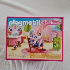 PLAYMOBIL Dollhouse Babyzimmer Konstruktionsspielzeug, 43 Stück (70210)