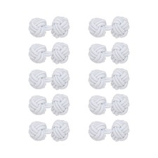 5 Paar Seiden Knoten