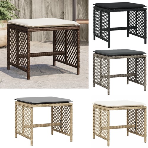 Stk gartenhocker mit kissen - 4,