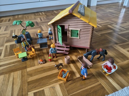 Playmobil blockhaus hütte mit - blockhaus/hütte,