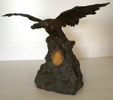 Adler antike bronzefigur pokal - bronzefigur,