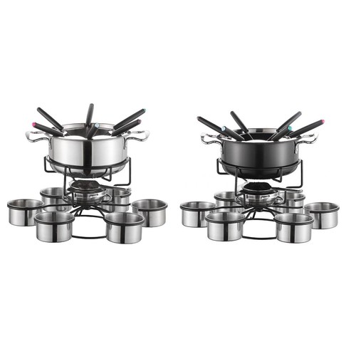Fondue topf set tragbar - fondue,
