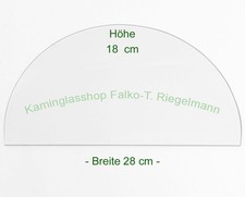 BULLERJAN 02   ROBAX®-Kaminglas, Ofenglas 28 x18 cm  Dicke: 4 od. 5 mm