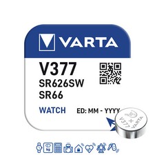 5 x Varta 377 Uhren-Batterien