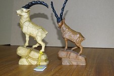 2x STEINBOCK 20cm HOLZ