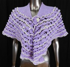 Vintage Hand Knit Lavender
