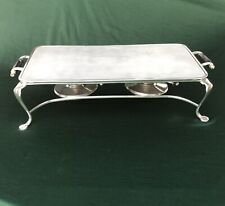 Gr. versilbertes Stövchen /